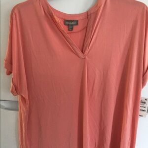 Style & CO coral blouse new